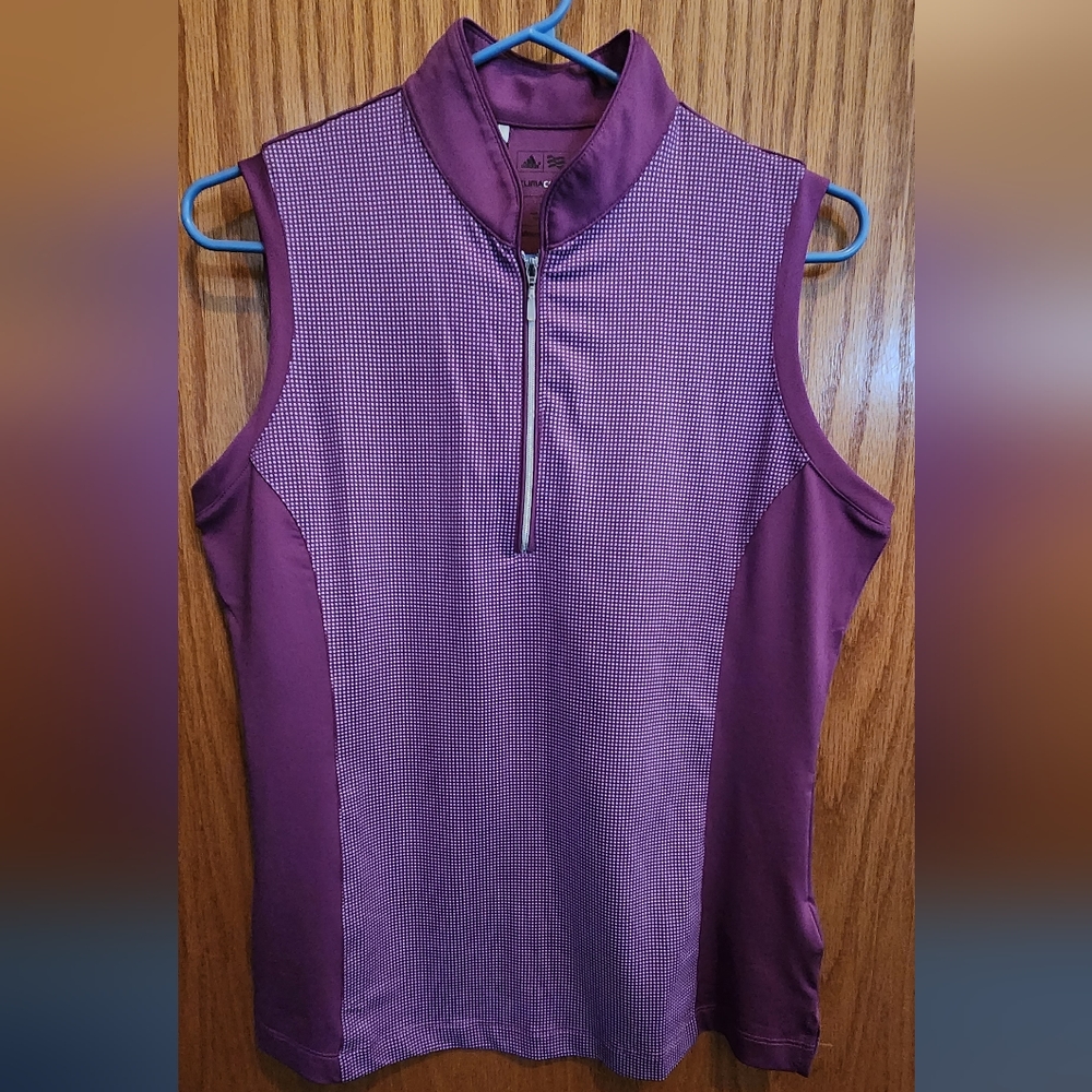 Adidas CLIMACOOL sleeveless golf shirt